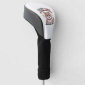 Kat in Energiebesparende Modus Golfheadcover (Schuin)