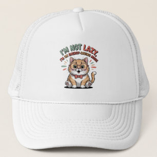 Kat in Energiebesparende Modus Trucker Pet
