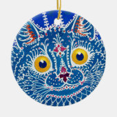 Kat in Gothic Style, Louis Wain Keramisch Ornament (Voorkant)