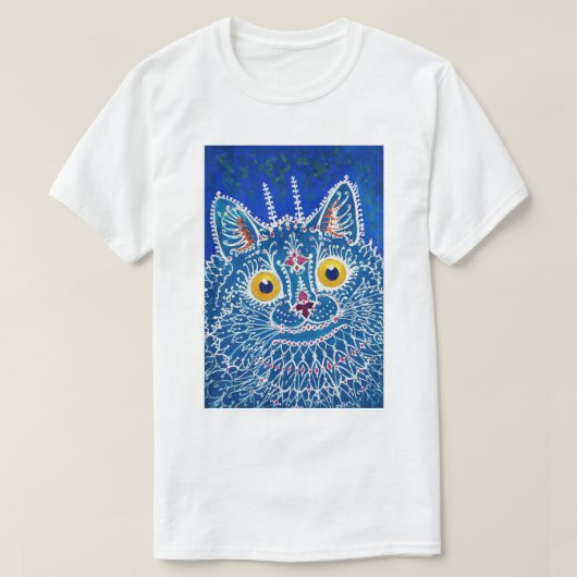 Kat in Gothic Style, Louis Wain T-shirt (Design voorkant)