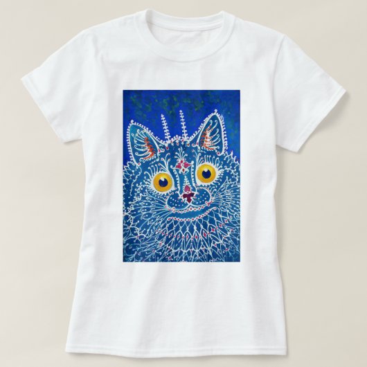 Kat in Gothic Style, Louis Wain T-shirt (Design voorkant)