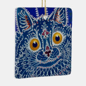 “Kat in gotische stijl” van Louis Wain Keramisch Ornament (Rechts)