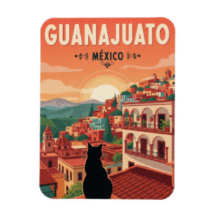 Kat in Guanajuato Mexico Magneet