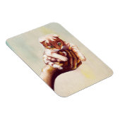 KAT IN HANDEN MAGNEET (Rechterzijde)