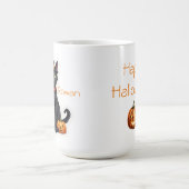 Kat in heks kostuum koffiemok (Center)