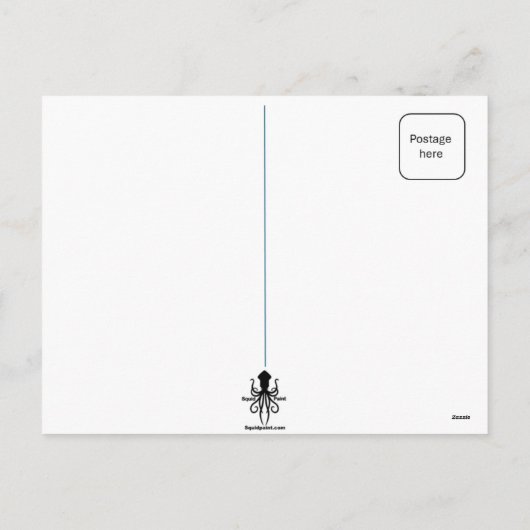 Kat in het Briefkaart van de deuropening (Achterkant)