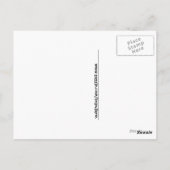 Kat in het briefkaart van de Fur Coat "Celebrate"  (Achterkant)