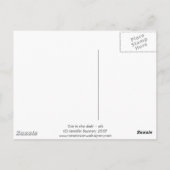 Kat in het donker briefkaart (Achterkant)