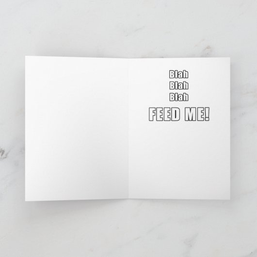 Kat in het Grappige Pet van de Kerstman Feestdagen Kaart (Binnen)