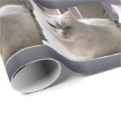 Kat in het Huis Cadeaupapier (Rol Hoek)