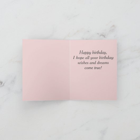  kat in het lint en de gelukkige verjaardag kaart (Binnen)