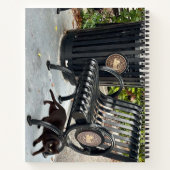 Kat in het park notitieboek (Achterkant)