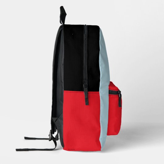 Kat in het Pet | B&W-tekst Bedrukte Rugzak (Links)