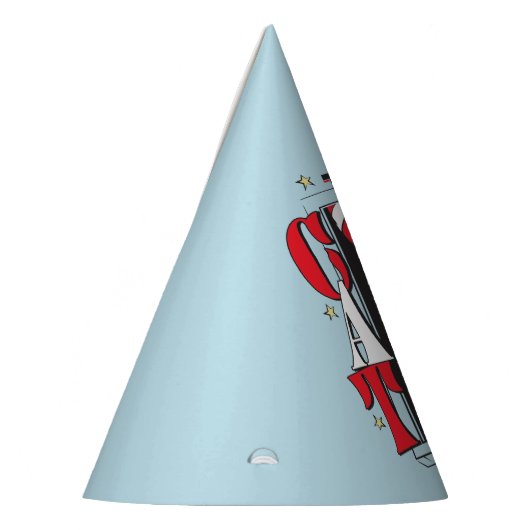 Kat in het Pet | B&W-tekst Feesthoedjes (Links)