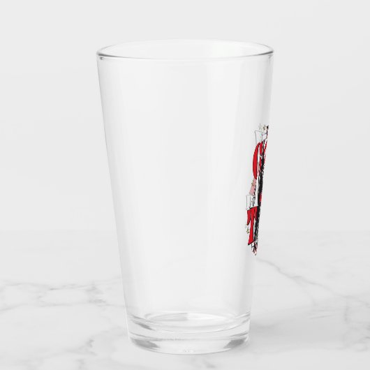 Kat in het Pet | B&W-tekst Glas (Rechts)