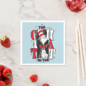 Kat in het Pet | B&W-tekst Servet (Insitu)