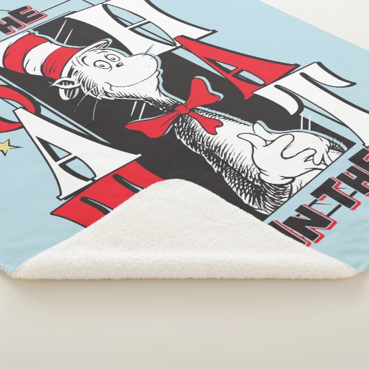 Kat in het Pet | B&W-tekst Sherpa Deken (3/4)