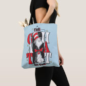 Kat in het Pet | B&W-tekst Tote Bag (Dichtbij)