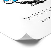 Kat in het Pet Baby Geboortestatistieken Poster (Hoek)