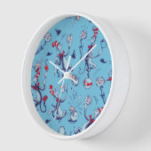 Kat in het Pet | Blauw patroon (Hoek)