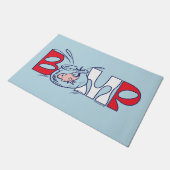 Kat in het Pet | bobbel Deurmat (Schuin)