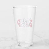 Kat in het Pet | bobbel Glas (Achterkant)