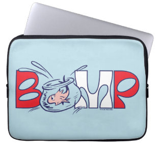 Kat in het Pet bobbel Laptop Sleeve