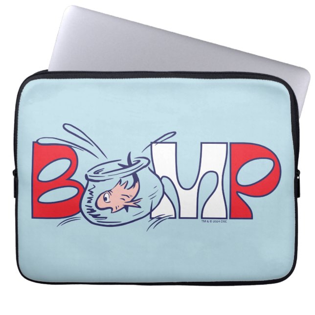 Kat in het Pet | bobbel Laptop Sleeve (Voorkant)