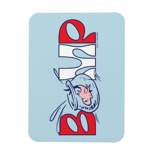 Kat in het Pet | bobbel Magneet (Verticaal)