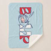 Kat in het Pet | bobbel Sherpa Deken (Voorkant)