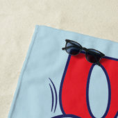 Kat in het Pet | bobbel Strandlaken (In situ)