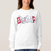 Kat in het Pet | bobbel Trui (Voorkant)