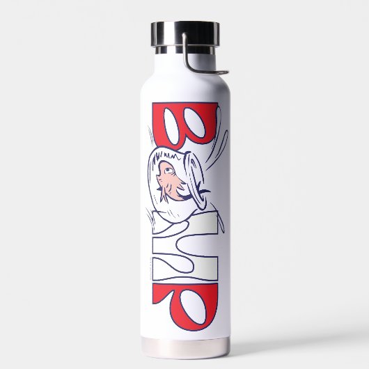 Kat in het Pet | bobbel Waterfles (Links)