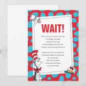 Kat in het Pet Boek Gastboek Party Sign Kaart (Voorkant / Achterkant)