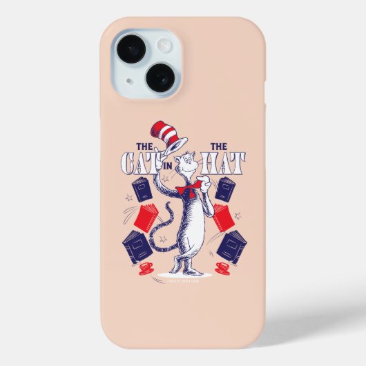 Kat in het Pet | Boeken lezen Case-Mate iPhone Case (Achterkant)