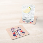 Kat in het Pet | Boeken lezen Kartonnen Onderzetters (Insitu)