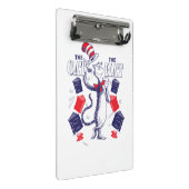 Kat in het Pet | Boeken lezen Mini Klembord (Schuin)