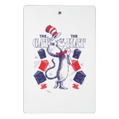 Kat in het Pet | Boeken lezen Mini Klembord (Achterkant)