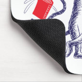 Kat in het Pet | Boeken lezen Muismat (Hoek)