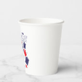 Kat in het Pet | Boeken lezen Papieren Bekers (Achterkant)