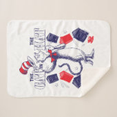 Kat in het Pet | Boeken lezen Sherpa Deken (Voorkant (horizontaal))