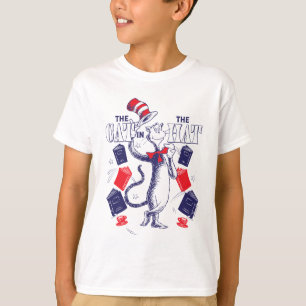 Kat in het Pet   Boeken lezen T-shirt
