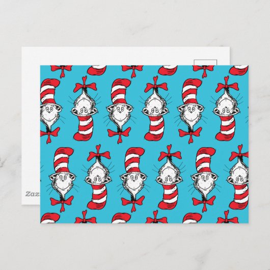 Kat in het Pet Briefkaart (Voorkant / Achterkant)