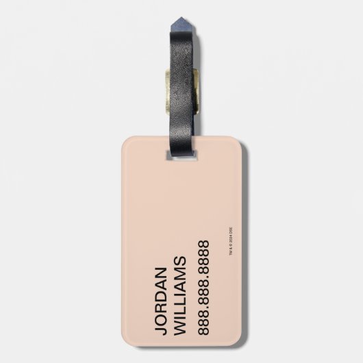 Kat in het Pet | CAT-tekst Bagagelabel (Achterkant verticaal)