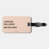 Kat in het Pet | CAT-tekst Bagagelabel (Achterkant horizontaal)