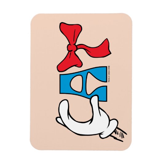 Kat in het Pet | CAT-tekst Magneet (Verticaal)