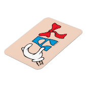 Kat in het Pet | CAT-tekst Magneet (Linkerzijde)