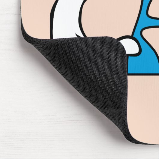 Kat in het Pet | CAT-tekst Muismat (Hoek)