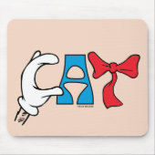 Kat in het Pet | CAT-tekst Muismat (Voorkant)