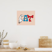 Kat in het Pet | CAT-tekst Poster (Keuken)